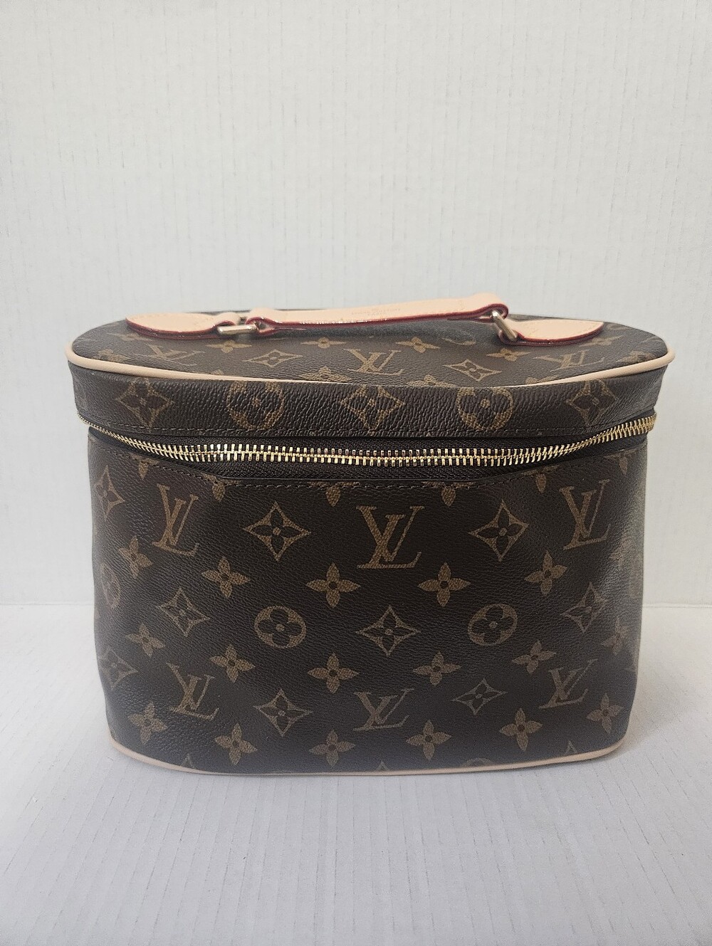 Large Monogram Vanity Case in Brown